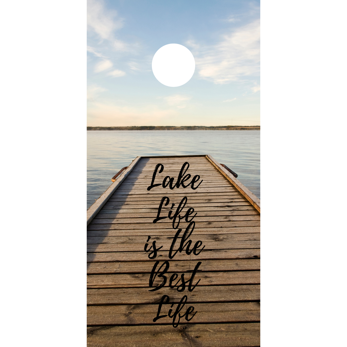 Lake Life Is The Best Life Style Cornhole Boards