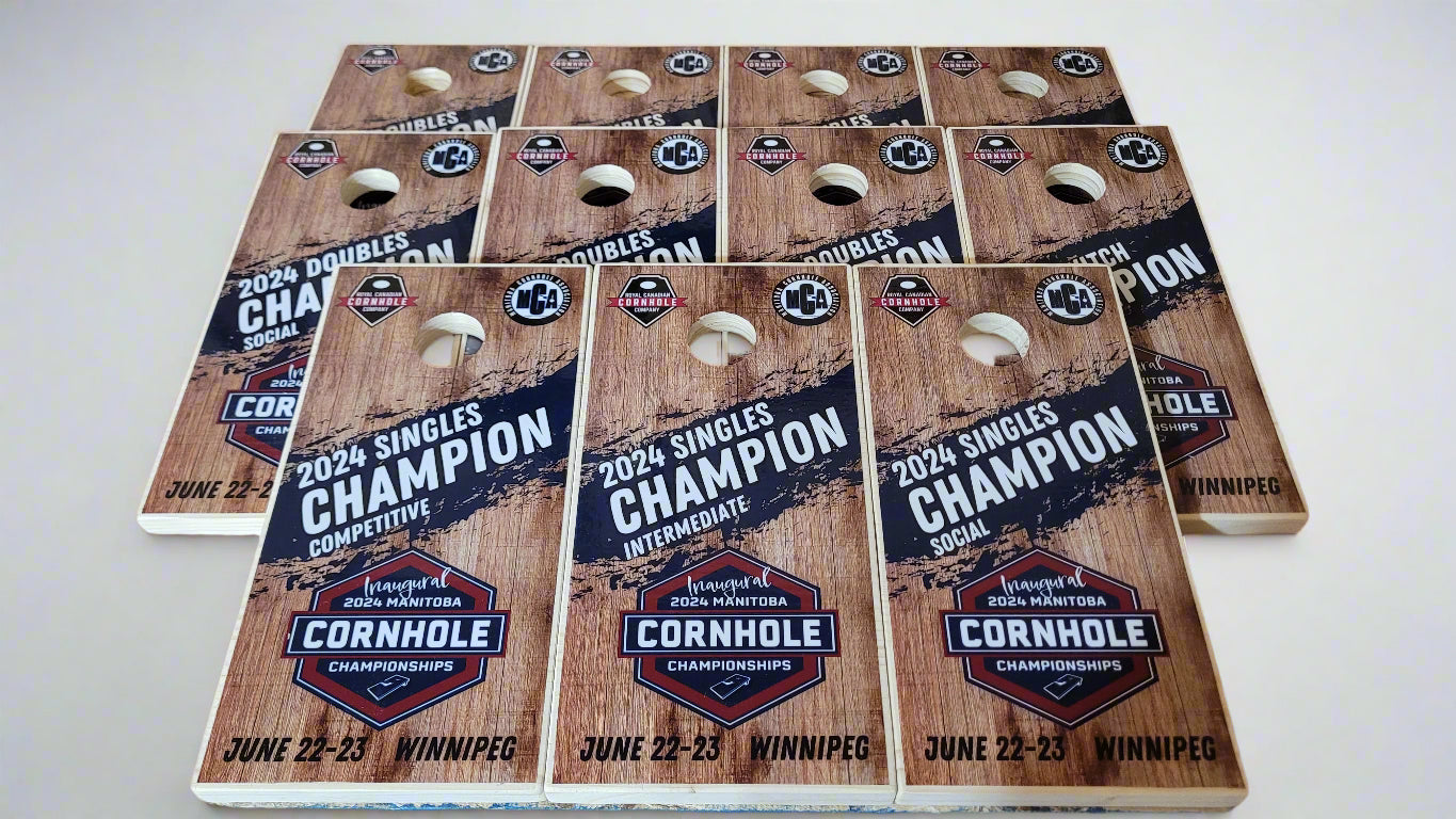 Custom Designed Cornhole Trophy