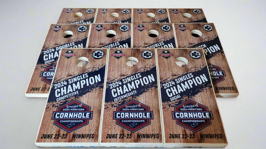 Custom Designed Cornhole Trophy