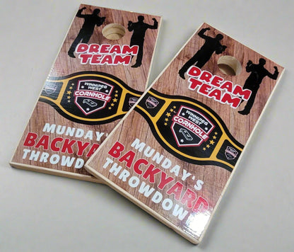 Custom Designed Cornhole Trophy