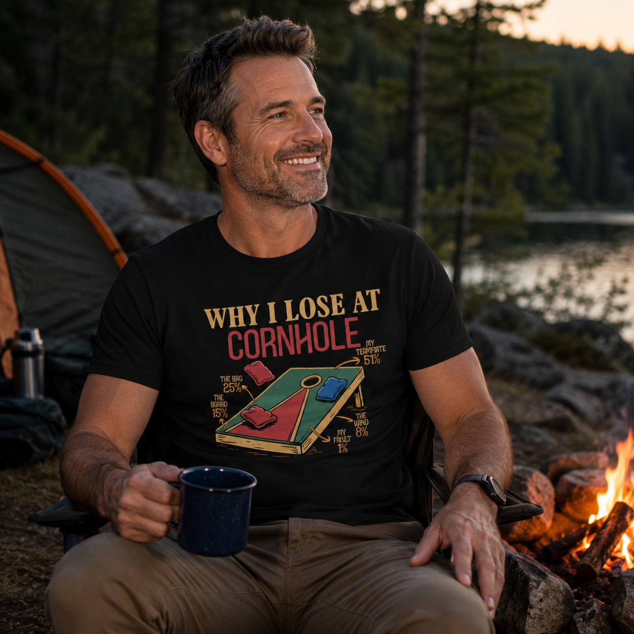 Why I Lose At Cornhole Shirt