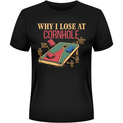 Why I Lose At Cornhole Shirt