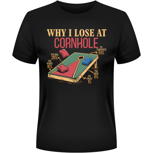 Why I Lose At Cornhole Shirt