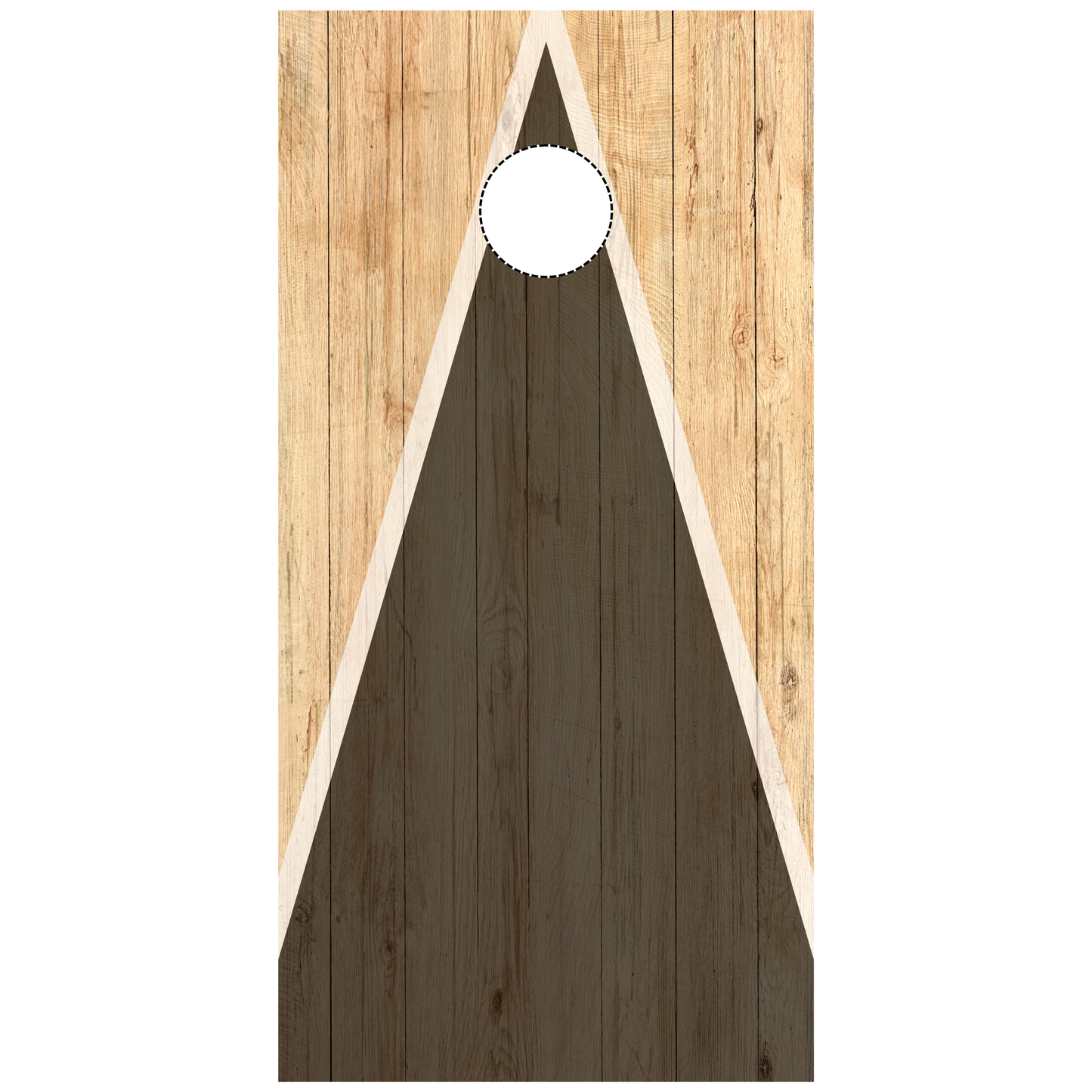 Wooden Triangle Series Professional Cornhole Board
